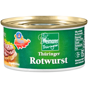 Weimarer Thüringer Rotwurst Weimarer 125g